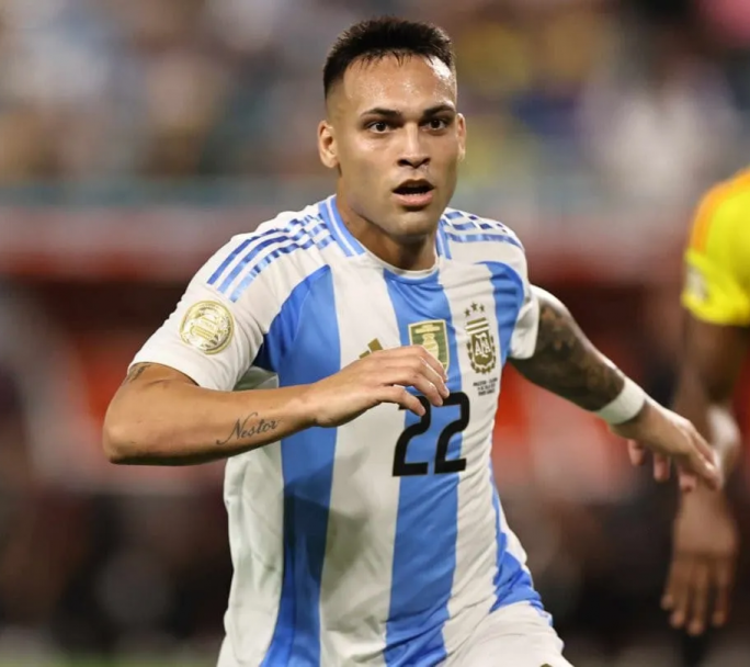 Lautaro Martínez fue la figura en la victoria de Argentina ante Colombia en la final de la Copa América